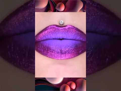 beautiful purple shade of lipstick#shorts #shortvedios  #trendingshorts #designs #viral #ytshort