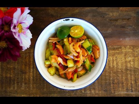 Kerabu Timun ~ Spicy Cucumber Salad (Episode 2 ~ Garden to Table)