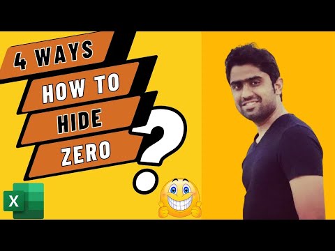 4 Ways to Hide Zero in Excel ► Remove all Zero Values in Excel