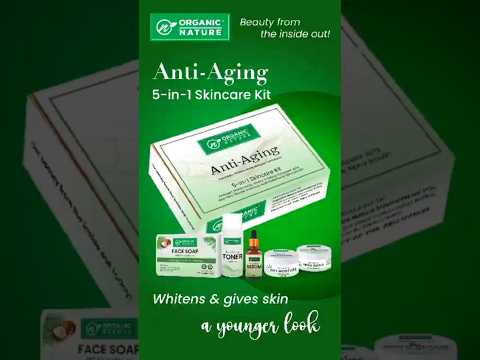 Organic Natute Anti-Aging Japanese - Korean 5-in1 Skin Care Kit