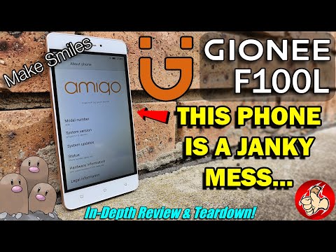 The GIONEE F100L is a Budget Smartphone from 2016 and it's hilariously bad at times...