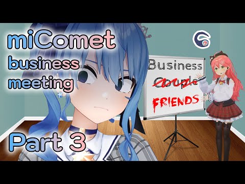 miComet Business Meeting - Hoshimachi Suisei, Sakura Miko - Part 3 [Hololive / EngSub]