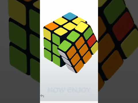 How to make last layer cross in 3bye cube || #cubesolve #shorts