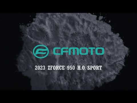 Have you seen the 2023 CFMOTO ZFORCE 950 High-Output Sport?