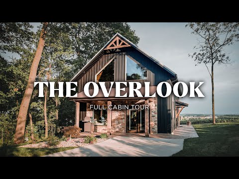 Modern Rustic Airbnb Cabin Tour! | "The Overlook" by Brandywine Grove