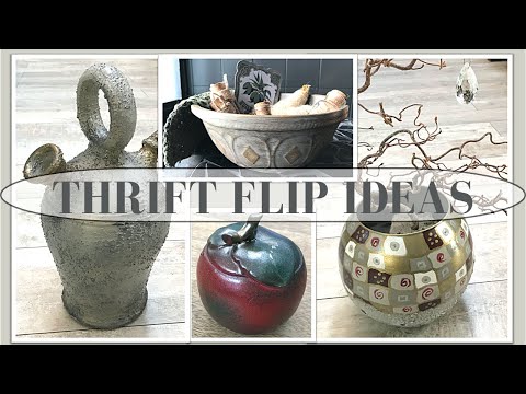 EASY AND BUDGET FRIENDLY THRIFT FLIP IDEAS - BEAUTIFUL VASE AND JAR TRANSFORMATIONS