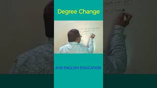 Degree change#educationalshorts