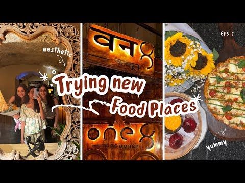 Trying new food places EP - 1! Ft. One8 Commune 🍜🍹