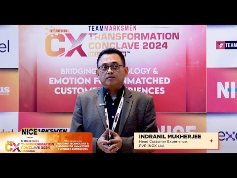 Indranil Mukherjee, Head Customer Experience, PVR INOX Ltd.