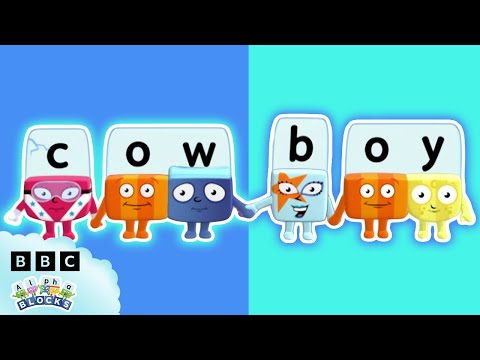 Two Syllable Words - Sound it Out 🔊 | Learn to Read | @officialalphablocks