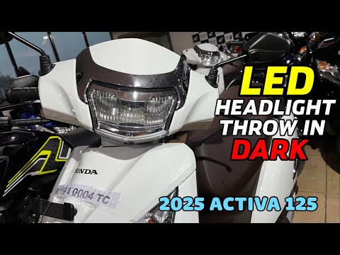 2025 Honda Activa 125 New Model LED Headlight Output Check | Activa 125 New Model 2025