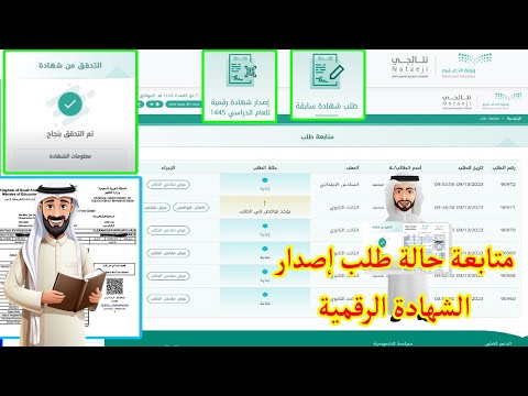 طريقة متابعة طلب إصدار الشهادة الرقمية للأبناء عبر بوابة نتائجي ومعرفة المستندات الناقصة في الطلب