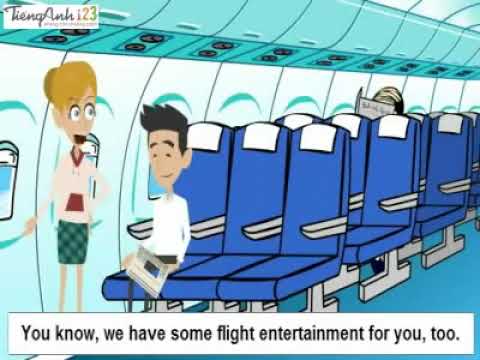 At the airport   English Basic Communication  Cartoon