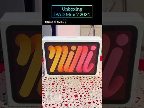 Unboxing Apple Ipad Mini 7 2024 | Tablet mini terbaik dari ipad #ipadmini7 #ipad #ipadmini #apple