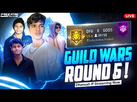 🤬GUILD WAR TO TOP 1🏆 | FREE😨GUILD ENTRY🥳| TELUGU TOP😎| FREE FIRE LIVE IN TELUGU #dfg #freefire