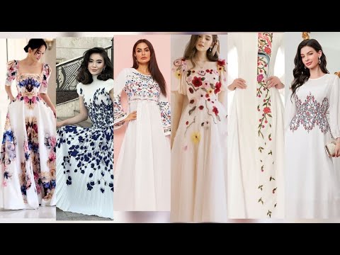 latest white dress designs||lovely long white frocks|| beautiful white dresses for girls