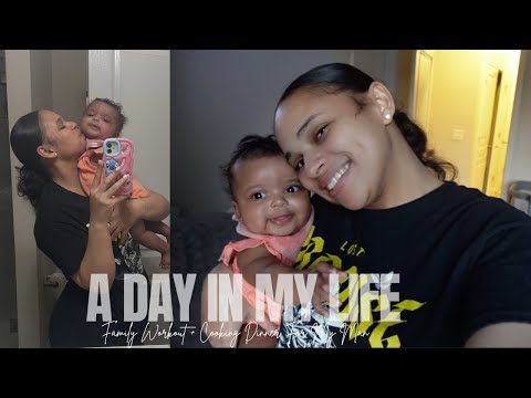 A DAY IN MY LIFE: NEW MONTH, NEW MONEY!! Family Workout + Experiencing Back Pain After Epidural???