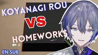 How Rou do his homework [ Koyanagi Rou| Dytica| Nijisanji Eng Sub]