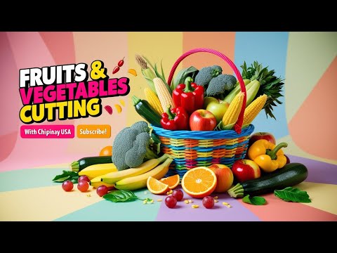 FRUITS AND VEGETABLES CUTTING #SATISFYING #TRENDING #ASMR #TOYS