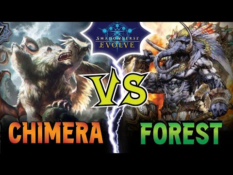 Chimera Runecraft vs Elephant Forest | Shadowverse Evolve Gameplay