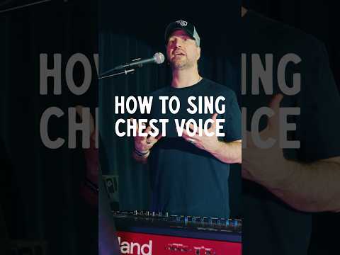 How to Sing Chest Voice #voice #vocalcoach #singer #chestvoice #vocals #singing #shorts