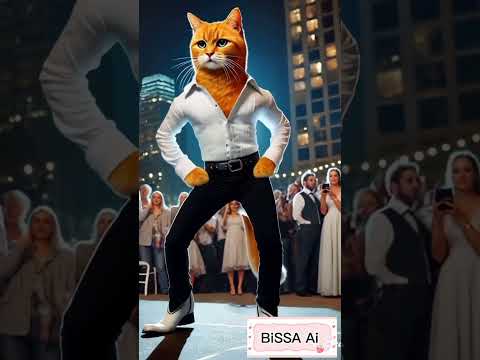 Cute cat dance #ai #cat #aicat #dance