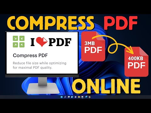 How to Reduce File Size of PDF | Compress PDF Online FREE