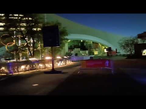 Montreal Olympic Stadium along with Planétarium and Biodôme #Night #Fall #Viau #Mtl #514