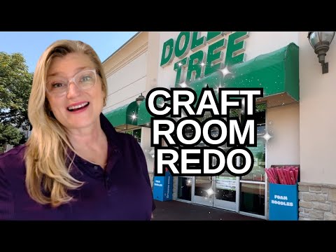 Dollar Tree Craft Room Organized (saved HUNDREDS!)