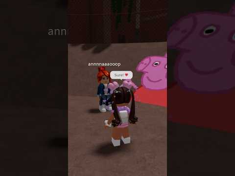 Bacon wants me to play a game with her! 😲😱💗 #roblox #gpark #robloxshorts