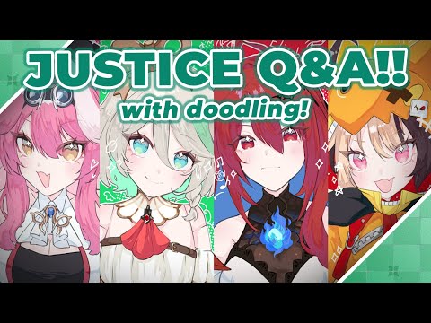 【JUSTICE Q&A】Answering your questions while creating an artful masterpiece!  #hololiveenglish