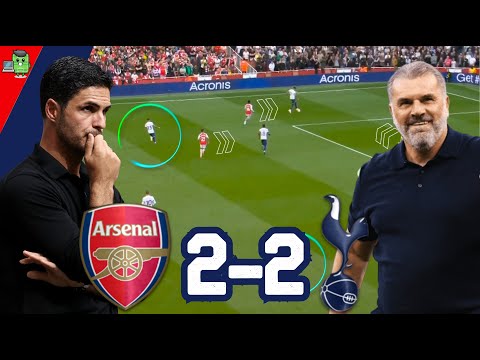 TACTICAL ANALYSIS: ARSENAL 2-2 TOTTENHAM | ARTETA VS POSTECOGLOU