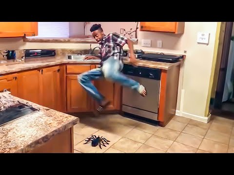 Try Not To Laugh Challenge! Funny Pranks and Scare Cam Fails 2024 #10