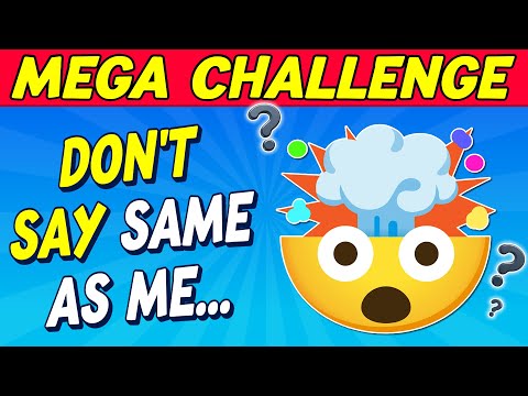 Avoid Saying The Same Thing As Me (GAME) 🤯 | MEGA CHALLENGE