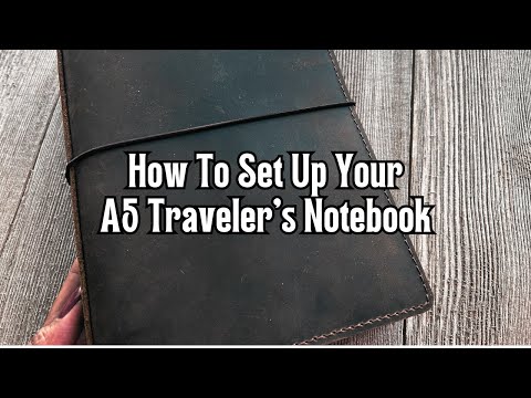 A5 Traveler's Notebook Starter Kit: Everything You Need!