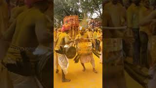 Jejuri, Maharashtra: When the town turns into gold during the bhandara festival #shorts #bhandara