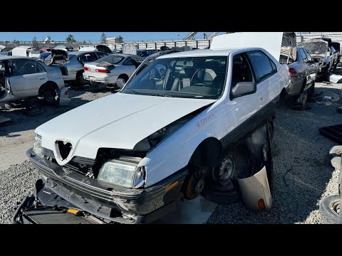 1991 Alfa Romeo 164 at Junkyard in California