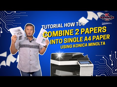 CARA PRINT JADIKAN 2 KERTAS KEPADA 1 KERTAS A4 | KCSB TUTORIAL