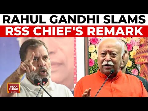 Rahul Gandhi Slams RSS Chief Bhagwat's Ram Mandir Remark, Calls It Insult to Freedom Fighters