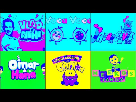 Best Logo Compilation Special Effects: VLAD & NIKI, VOCA VOCA, OMAR & HANA,  OM NOM  EFFECTS