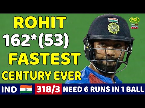 ROHIT SHARMA BATTING 162 RUNS | IND VS WI ODI MATCH | SHOCKING BATTING EVER🔥😱