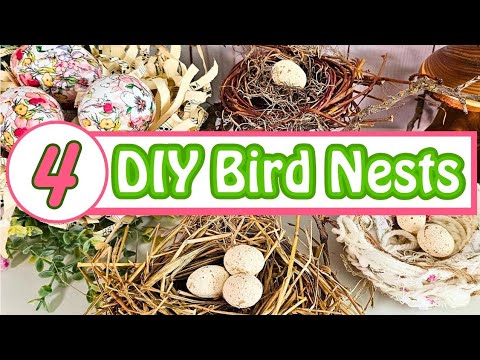 CREATIVE Ways to Make Bird Nests using Unique Materials!