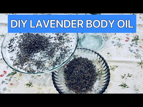 DIY LAVENDER Body Oil