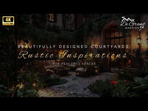 Beautifully Designed Courtyards: Rustic Inspirations for Peaceful Spaces