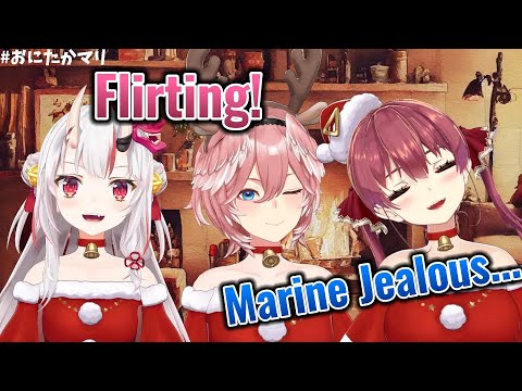 Why does Marine feel lonely if Ayame & Lui all goes on a trip...【Hololive│Eng sub】