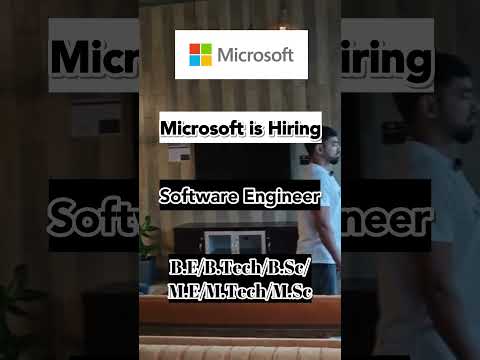 Microsoft Recruitment 2025 #jobs #hiringalerts #applynow #microsoft #vacancy #applyonline #shorts