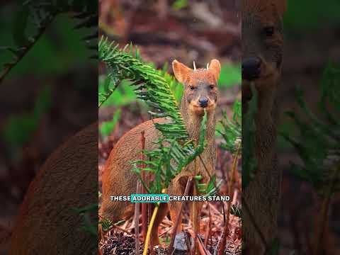 🦌🌍✨🔥Meet the Pudu Deer:The Tiniest Baby Deer in the World!#PuduDeer #WildlifeFacts#NatureFacts#world