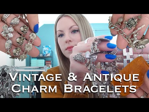 Antique/Vintage charm bracelet collection! ❤️❤️❤️