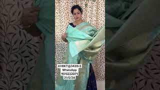 Banarasi kathan Pattu Sarees At Best Price 3420/- 9515222071.Sree Nava Media