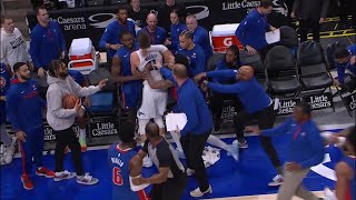 Magic vs. Pistons FIGHT Killian Hayes Knocks Out Mo Wagner 😳